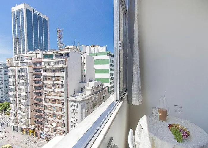 Vista Lateral Ao Mar: Estudio Acolhedor Rio de Janeiro